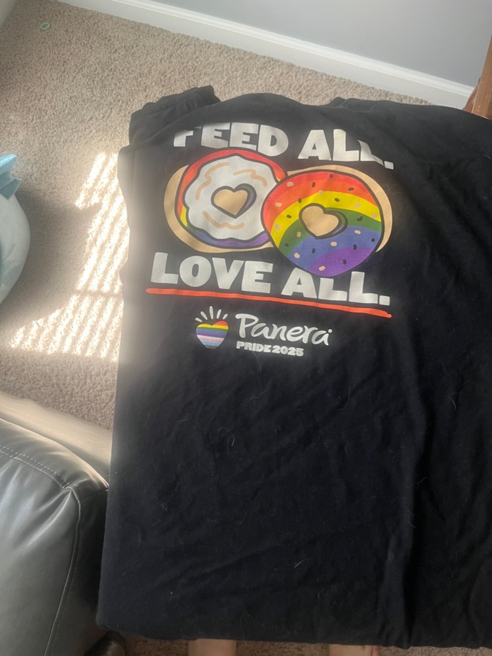 Panerai Black Pride shirt with Rainbow Donut Pride Design